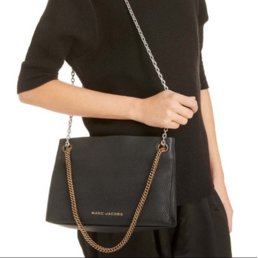 Marc Jacobs black purse Double link 34